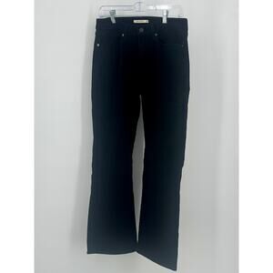 Levi’s Women’s 30 Curvy Bootcut Jeans Black Mid Rise Stretch Flare Denim Classic